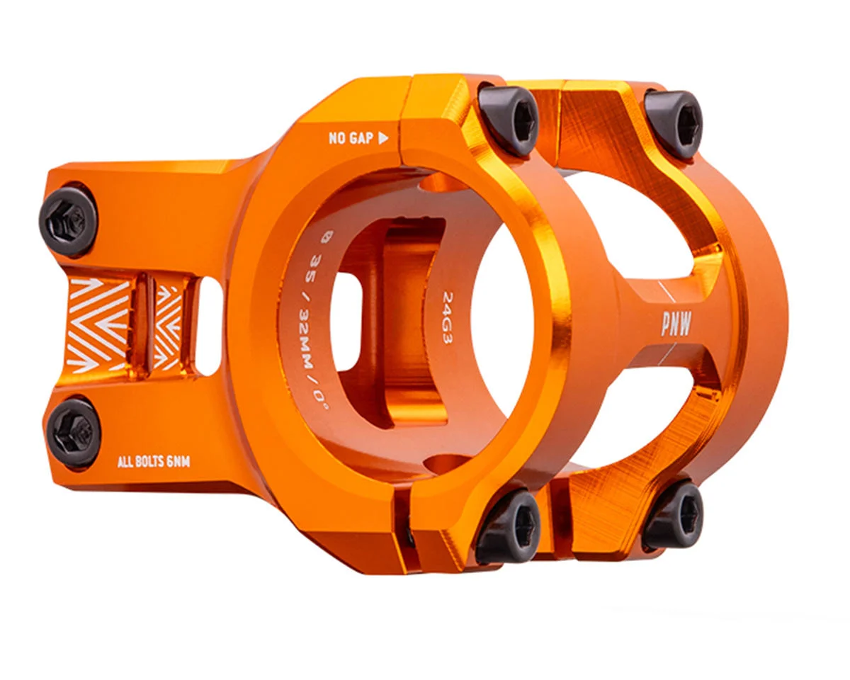PNW Components The Loam Stem (Blood Orange) (50mm) (35.0mm Clamp) (0°)